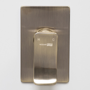 Гигиенический душ со смесителем WasserKRAFT Exter A01652 Бронза