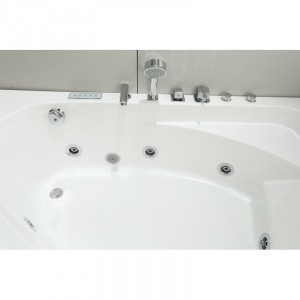Акриловая гидромассажная ванна 160х100 см Black & White Galaxy 500800R