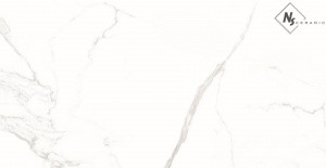 Керамогранит NS Ceramic NSC1271 60x120 белый глянцевый под мрамор