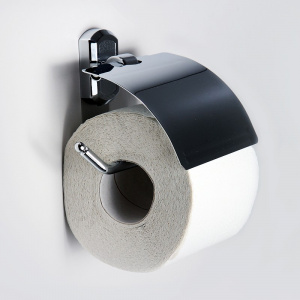 Держатель туалетной бумаги WasserKRAFT Oder K-3025 с крышкой Хром