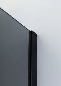 Душевая дверь Cezares Slider 80 SLIDER-B-1-70/80-GRIGIO-NERO профиль Черный матовый стекло серое