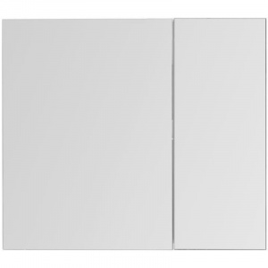 Зеркальный шкаф 100х87,3 см белый глянец L Aquanet Йорк 00202090