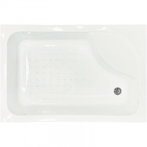 Душевой уголок Royal Bath BP 100х80 RB8100BP-T-BL-R профиль Черный стекло прозрачное