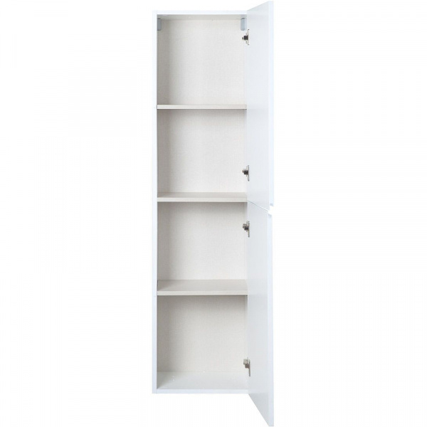 Шкаф пенал Art&Max AM-Platino-1500-2A-SO-BL подвесной Белый глянец