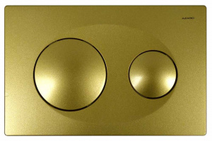 Кнопка смыва Azario 24.8х2.9х16 , пластик, цвет Золото (AZ82000014)
