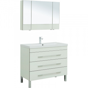 Комплект мебели для ванной Aquanet Верона 100 287655 Белый