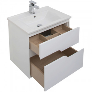 Комплект мебели для ванной Aquanet Модена 65 199304 Белый глянец