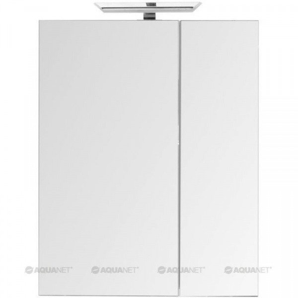 Зеркальный шкаф 70х87,3 см L белый Aquanet 00202088