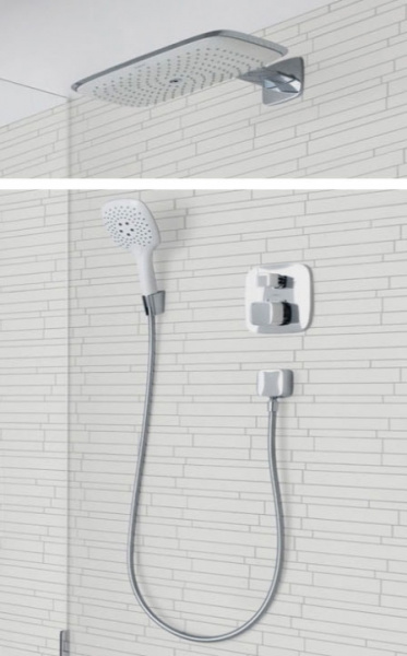 Смеситель для душа Hansgrohe PuraVida 15775000 с термостатом Хром