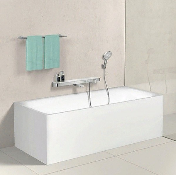 Смеситель для ванны Hansgrohe ShowerTabletSelect 13183400 с термостатом Белый Хром