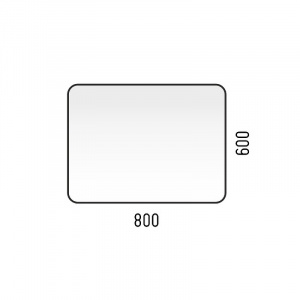 Зеркало Corozo Альбано 80 SD-00000803 с подсветкой с сенсорным выключателем