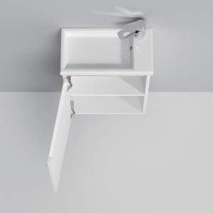 M85AWCC0452WG X-Joy, Раковина мебельная, керамическая, 45 см, встроенная, цвет: белый, глянец
