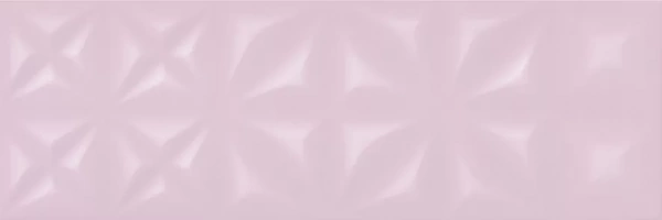 Настенная плитка Cersanit LLU072D Lila 25x75 розовая матовая с орнаментом