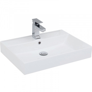 Комплект мебели для ванной Aquanet Йорк 60 203642 подвесной Белый глянец