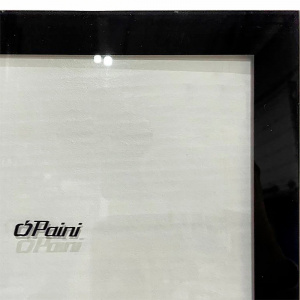 Душевая перегородка Paini 80 Walk-In 80G профиль Черный матовый стекло прозрачное с рисунком