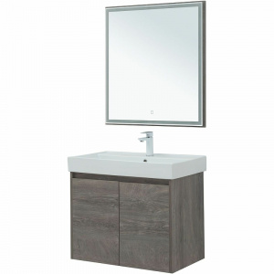 Комплект мебели для ванной Aquanet Nova Lite 75 302536 подвесной Дуб рошелье