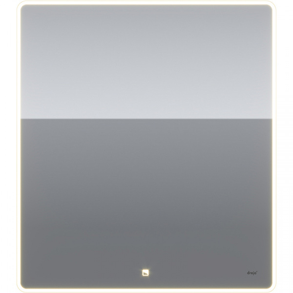Зеркало Dreja Point 80 99.9029 с подсветкой Белый с сенсорным выключателем