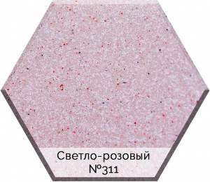 Смеситель для кухни AquaGranitEx C-5035 (311) Светло-розовый