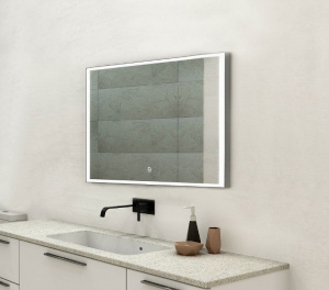Зеркало Art&Max Arezzo AM-Are-1000-800-DS-FC с подсветкой с сенсорным выключателем Хром