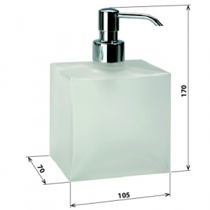 Дозатор для жидкого мыла Bemeta Plaza 118109042 Хром