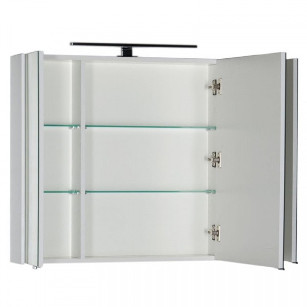 Зеркальный шкаф 100х75 см белый Aquanet Латина 00179636