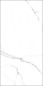 Напольная плитка Global Tile GT120600203MR 60х120 белая матовая под мрамор
