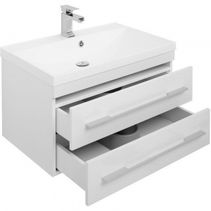 Комплект мебели для ванной Aquanet Нота 75 287701 подвесной Белый