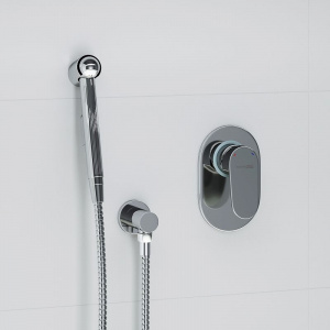 Гигиенический душ со смесителем WasserKRAFT Donau A15357 Хром