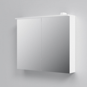 Зеркальный шкаф AM.PM Spirit V2.0 81 M70AMCX0801WG с подсветкой Белый