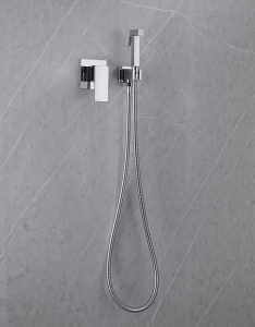 Гигиенический душ со смесителем Abber Daheim AF8225 Хром