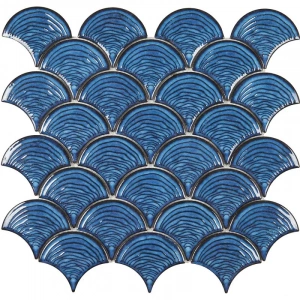 Мозаика Imagine!Lab. KFS-BLUE (60x80) 29.1x30.5x6 синяя глянцевая полосы