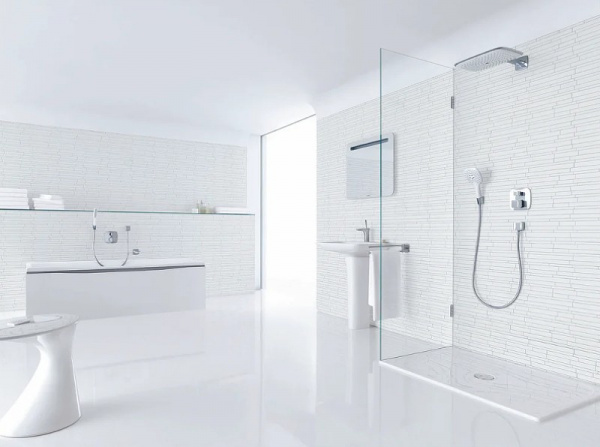 Смеситель для душа Hansgrohe PuraVida 15775000 с термостатом Хром