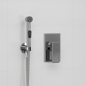 Гигиенический душ со смесителем WasserKRAFT Alme A01556 Хром