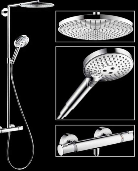 Душевая система Hansgrohe Raindance Select S 27133000 с термостатом Хром