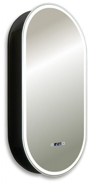 Зеркало-шкаф Azario Soho 50х15х100 Подвесной, Черный (LED00002612)