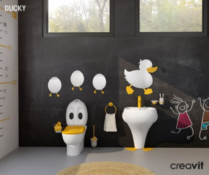 Зеркало Creavit Ducky DC30035-B детское Желтое