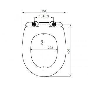 Сиденье для унитаза soft close дюропласт IDDIS 126 (ID 126 Dp Sc)