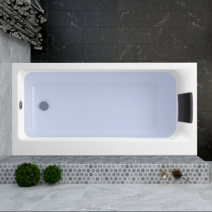 Комплект 4 в 1 Lavinia Boho Catani S2-371217PR, акриловая ванна 170x80 см (правый разворот), усиленный металлический каркас с монтажным набором, мягкий силиконовый подголовник, лицевой экран