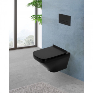 Сиденье для унитаза с микролифтом BelBagno Sela BB3201SC-MB