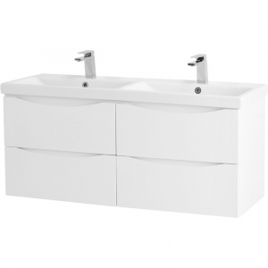 Тумба Bianco Lucido 117,2 см BelBagno Marino MARINO-CER-1200-4C-SO-2-BL-P