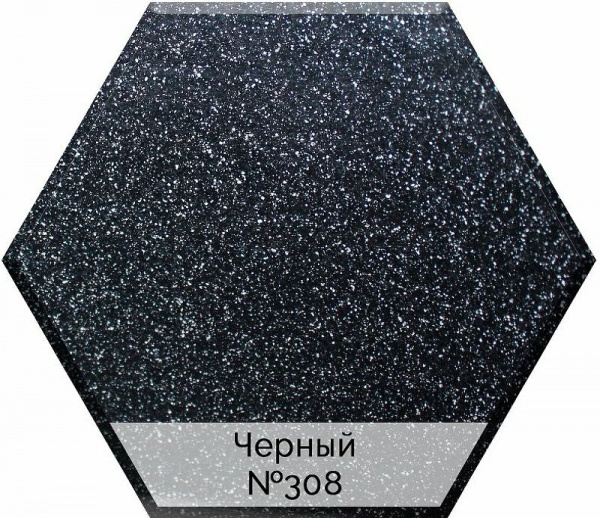 Смеситель для кухни AquaGranitEx C-3040 (308) Черный