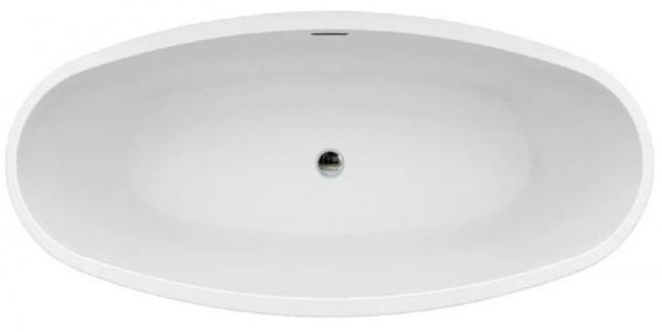 Ванна акриловая Azario CRANSTON 1700x800x580, свободностоящая, в комплекте с сифоном и металлической рамой, белая (CRA17080)