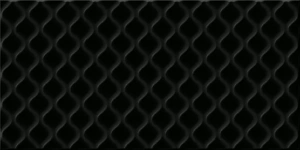 Настенная плитка Cersanit DEL232D-60 Deco 29.8x59.8 чёрная глянцевая с орнаментом