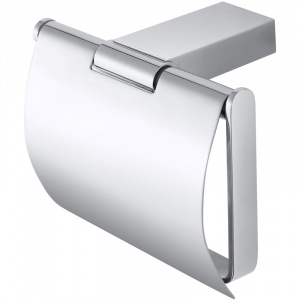Держатель туалетной бумаги Bemeta Via 135012012 с крышкой Хром