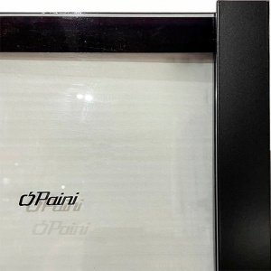 Душевая перегородка Paini 80 Walk-In 80G профиль Черный матовый стекло прозрачное с рисунком