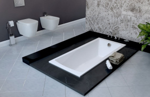 Акриловая ванна Lavinia Boho One 37010050, усиленный армированный корпус ванны, 150x70 см