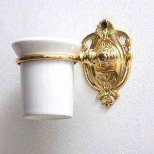 Стакан для зубных щеток Art&Max Impero AM-1230-Do-Ant Античное золото