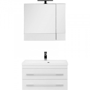 Комплект мебели для ванной Aquanet Нота 75 287701 подвесной Белый