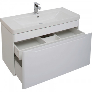 Комплект мебели для ванной Aquanet София 105 203651 подвесной Белый