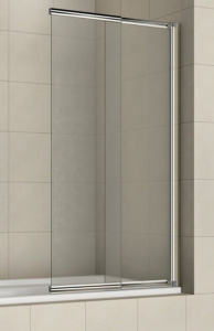 Шторка для ванны раздвижная Azario Merrit 80х140 цвет профиля серебро (AZNF6122800)